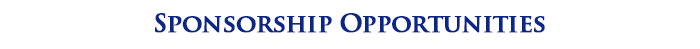 Sponsorship Opportunities